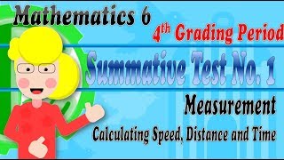 CG Mathematics 6 Q4 Summative Test Number 1  Measurement