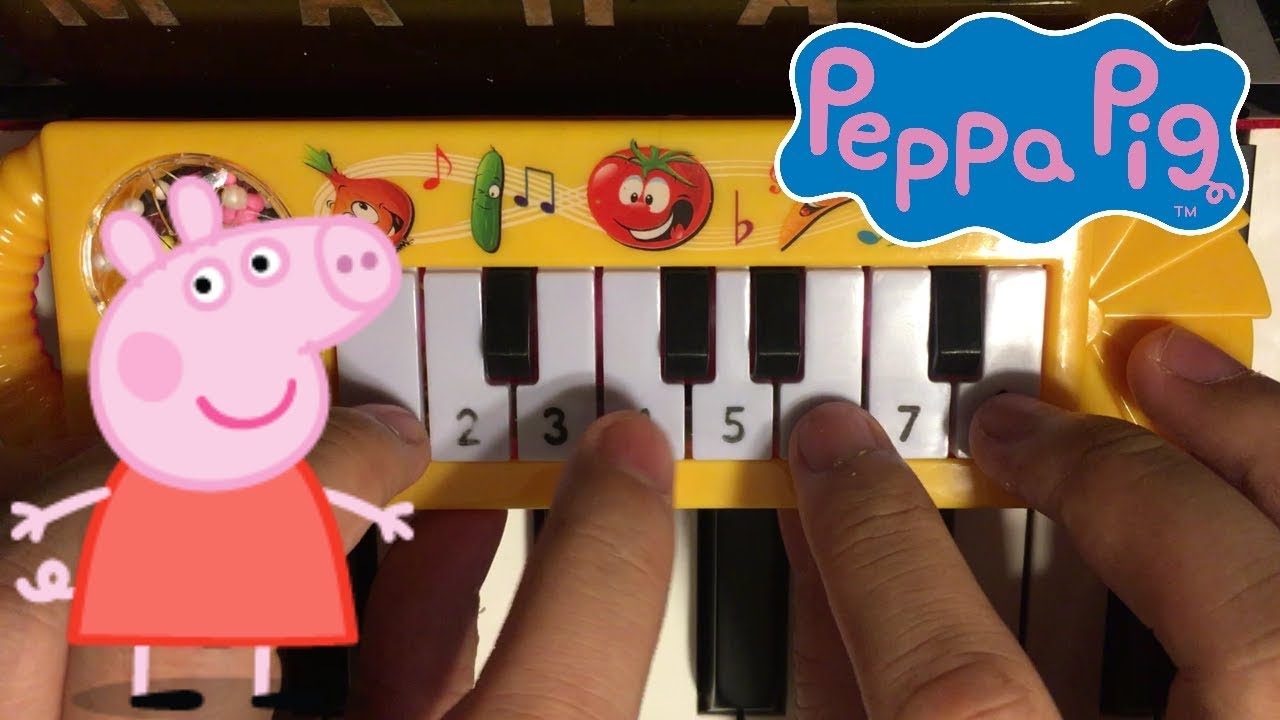 PEPPA PIG THEME... but it's played on a 1 piano YouTube
