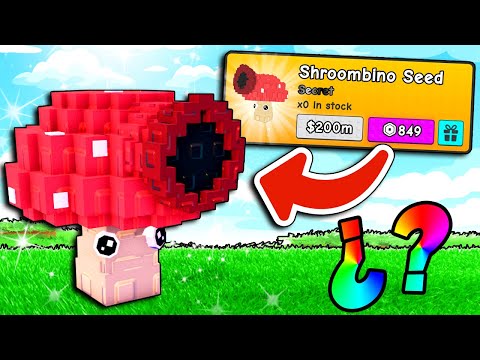 CONSIGO LA NUEVA PLANTA SECRETA SHROOMBINO!!! Roblox Plants vs Brainrots
