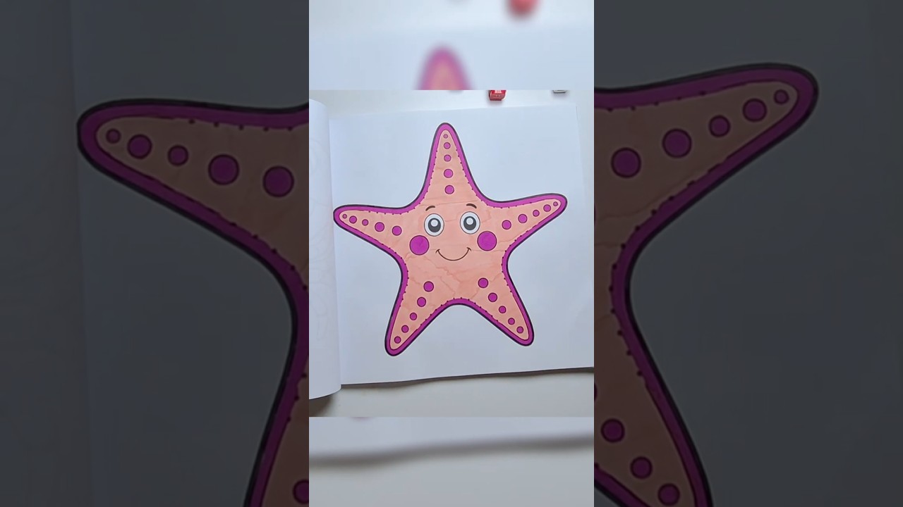 ⭐ Starfish Speed Coloring - Beach Theme 
