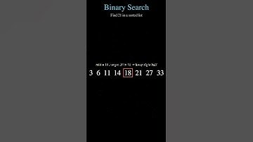 Binary Search Explained in 20 Seconds