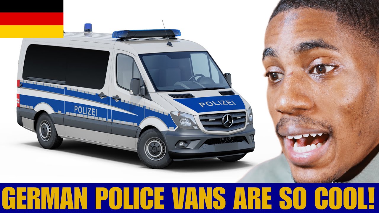 American Reacts to German Police Vans Tour