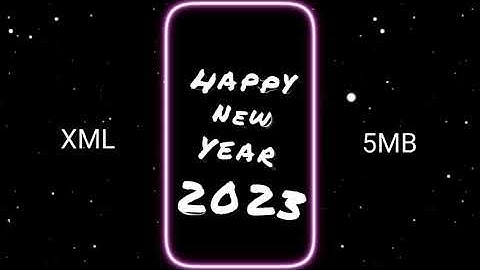NEW YEAR 2023 XML FILE 🌸🖤 ALIGHT MOTION PRESET BY @nahid34x