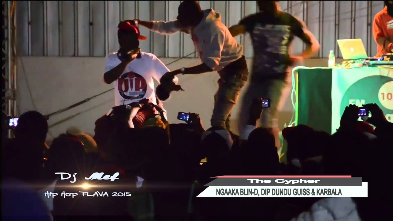 NGAKA BLIN D, DIP DUNDU G & KARBALA CYPHER DJ Mef Fm Senegal 103.1 anniversaire Hip hop Flava 2015