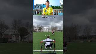 De MINI a GRANDEReto PORTERO🖐️💥🥅#shorts #football #futbol#goalkeeper