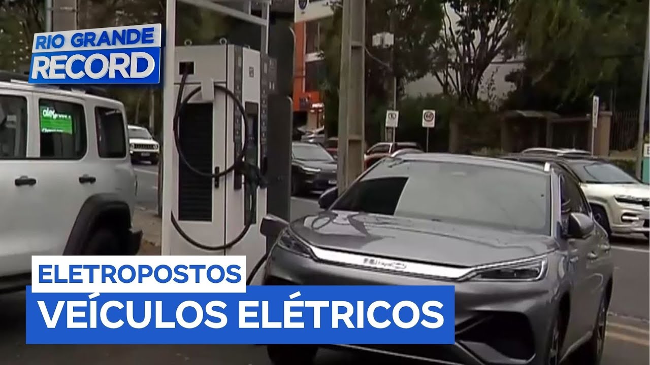 Rio Grande do Sul é o terceiro estado com mais eletropostos e amplia rede em Porto Alegre (RS)