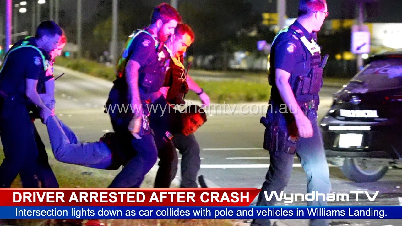 Driver Arrested After Crash - YouTube