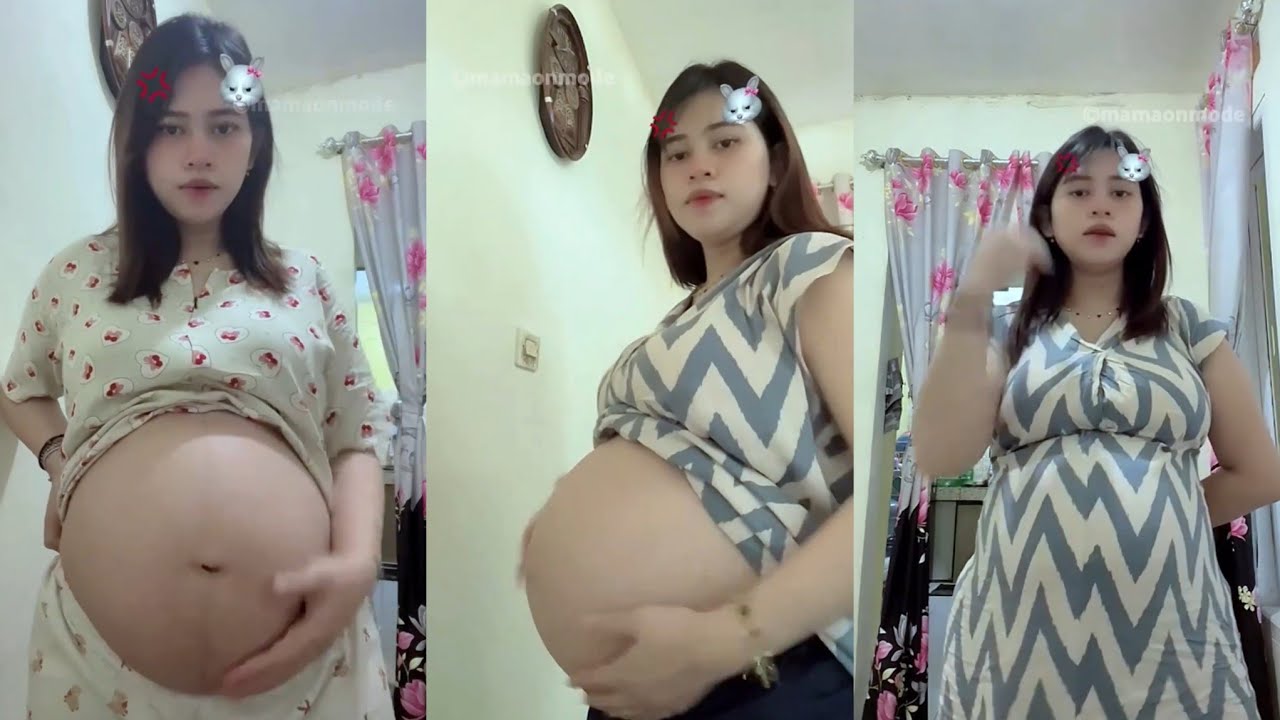  PESONA BUMIL CANTIK SUKA SPIL PERUT BERDIRI 