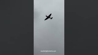 A Spitfire visited Nottingham City Airport