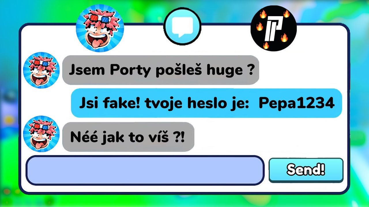 Podvodník se Vydával Za Portyho Tak Jsem Mu Ukradl Účet!