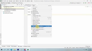 Cara Menghitung Luas Persegi di Python menggunakan PyCharm
