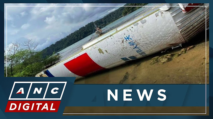 Suspected Chinese rocket debris recovered in waters near Bataan province | ANC