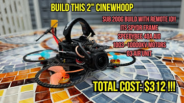 How To Build a 2" FPV Cinewhoop 🚁 | Itsy Spydr Build Log - Under 100g!