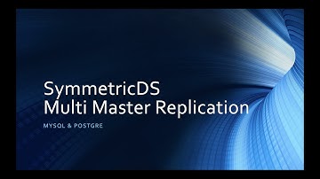 SymmetricDS Multi Master Replication (MySQL & PostgreSQL)