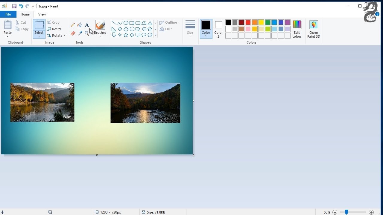 how to combine photos in paint how to combine photos in paint