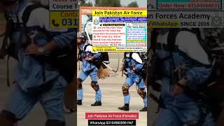 Join PAF | Pakistan Air Force | PAF Job's 2026 | How to join PAF