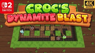 Croc's Dynamite Blast Gameplay on Nintendo Switch 2 - 4K Walkthrough (No Commentary)