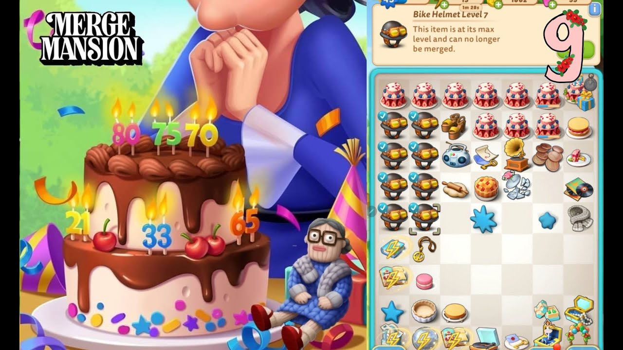 Merge Mansion 🎂Birthday Event🍰 Ursula's Birthday Party🫖 Part9 