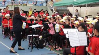 1060315中正國小管樂在國小運動會開幕式表演2 2