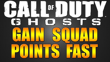 CoD: Ghosts - How to Gain Squad Points Faster