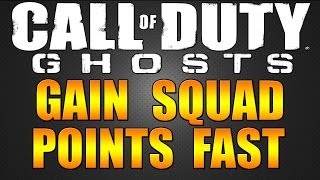 CoD: Ghosts - How to Gain Squad Points Faster