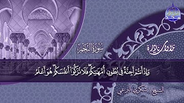 من نوادر التلاوات🍀 ما تيسر من سور : النجم والقمر 🍀 للقارئ المبدع/ شكري البرعي◘نـ(ـسخة)ـقيـ HD ـــة