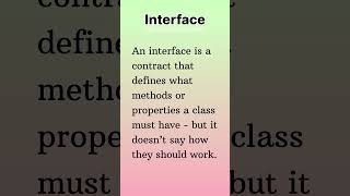 Interface Explained with Real World Example | C# OOP Concepts #Interview Preparation #IT experience