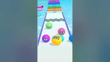 Ball Run 2048 - All Levels Gameplay Android,iOS Level 812-820