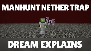 Dream Explains How He Trapped His Friends With a Nether Portal Trap - Minecraft Manhunt Analysis
