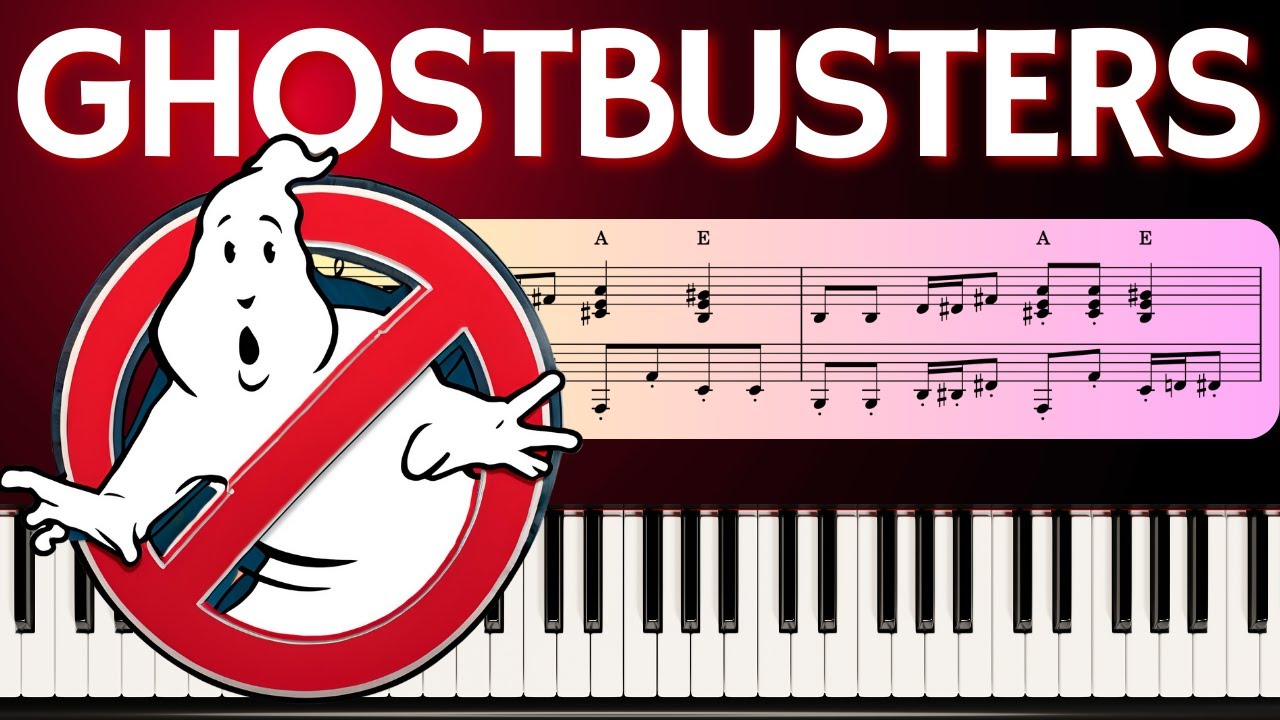 How to Play the Ghostbusters Theme on Piano 👻 Easy Piano Tutorial