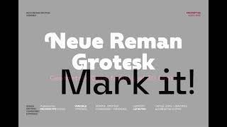 Neue Reman Grotesk Font - Download at YouWorkForThem