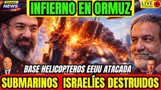 DIRECTO. URGENTE. SUBMARINOS DE ISRAEL DESTRUIDOS. GOLPE HISTÓRICO A EEUU. BASE VICTORIA BAJO FUEGO
