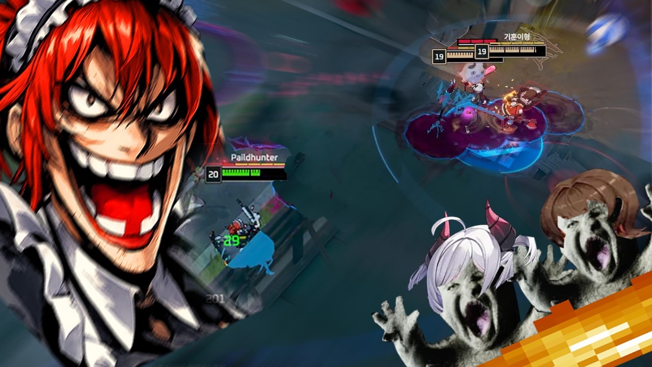 젠장 아드리아나! 이 공격은 대체 뭐냐! 몸이..몸이 불타오르잖아! 제하하하핳