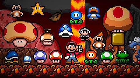 SMBX 1.4.4 - My Custom GFX | New PowerUps GFX (SMW: MODERN). HD