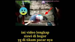 Terekam cctv!! Detik2 penusukan seorang siswi smk