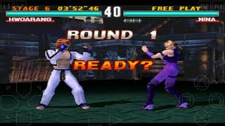 #TEKKEN3🔥 / DOUBLE K.O😱 /  HWOARANG VS NINA / #TEKKEN3😎🎉 screenshot 1