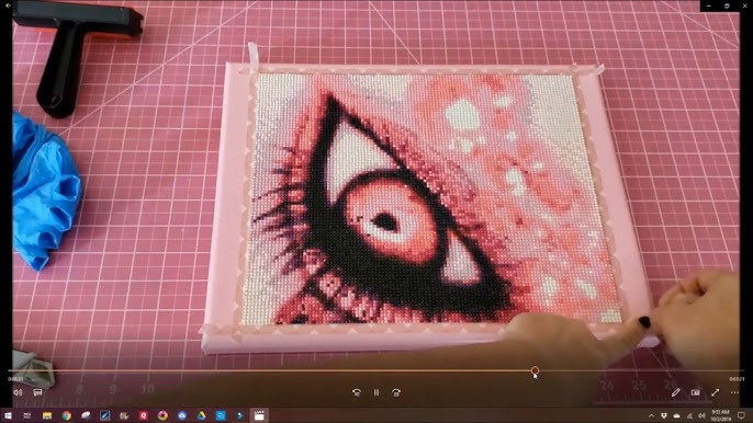 How to Mount a Diamond Painting on Foam Board