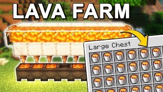 EASIEST Lava Farm in Minecraft 1.21+ (Tutorial)