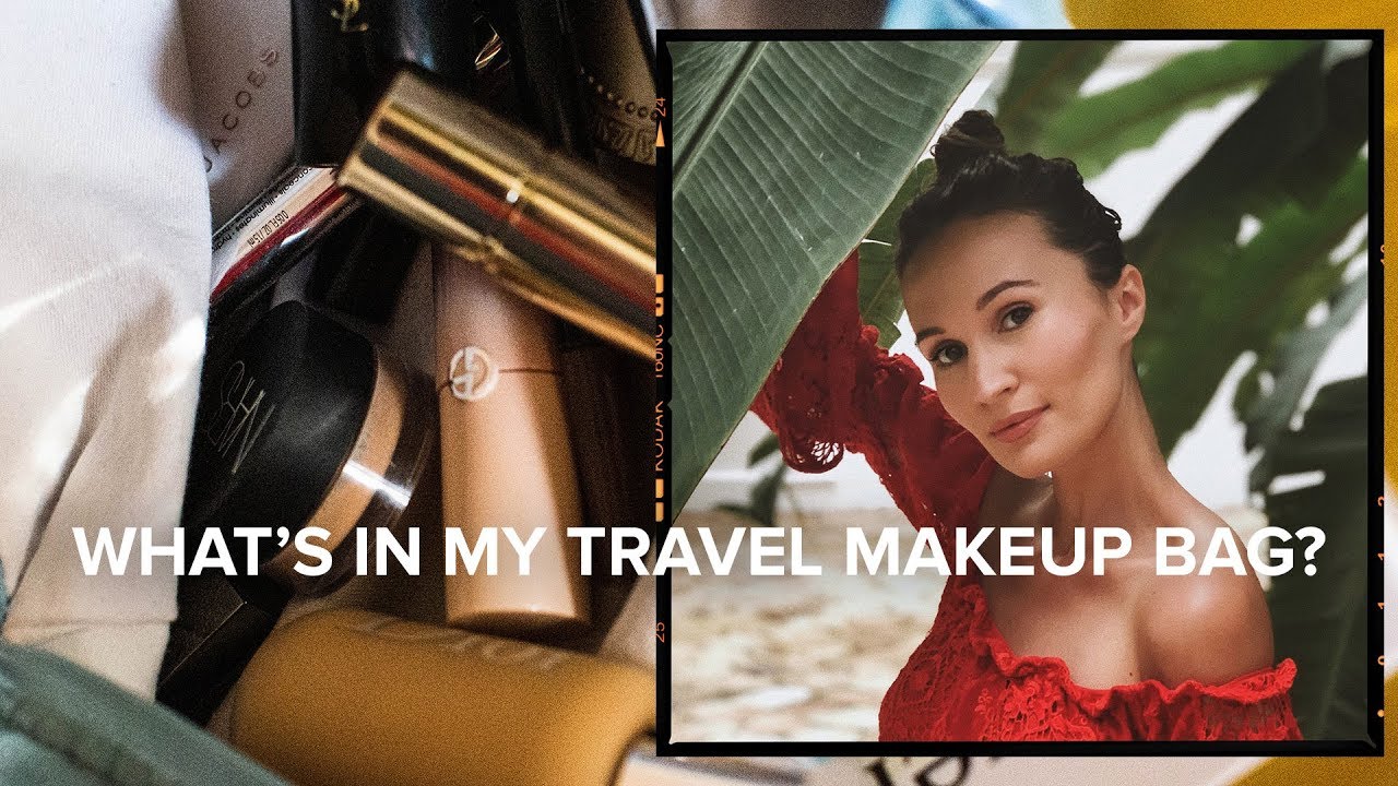 What's in my travel makeup bag? | January 2019 | ttsandra