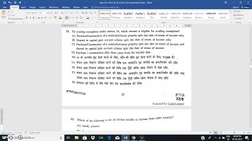 M.COM ENTRANCE HPU 30-05-2019. QUESTION PAPER AND ANSWER KEY
