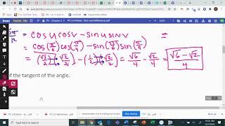 PC 5 4 Notes   Sum and Difference Formulas