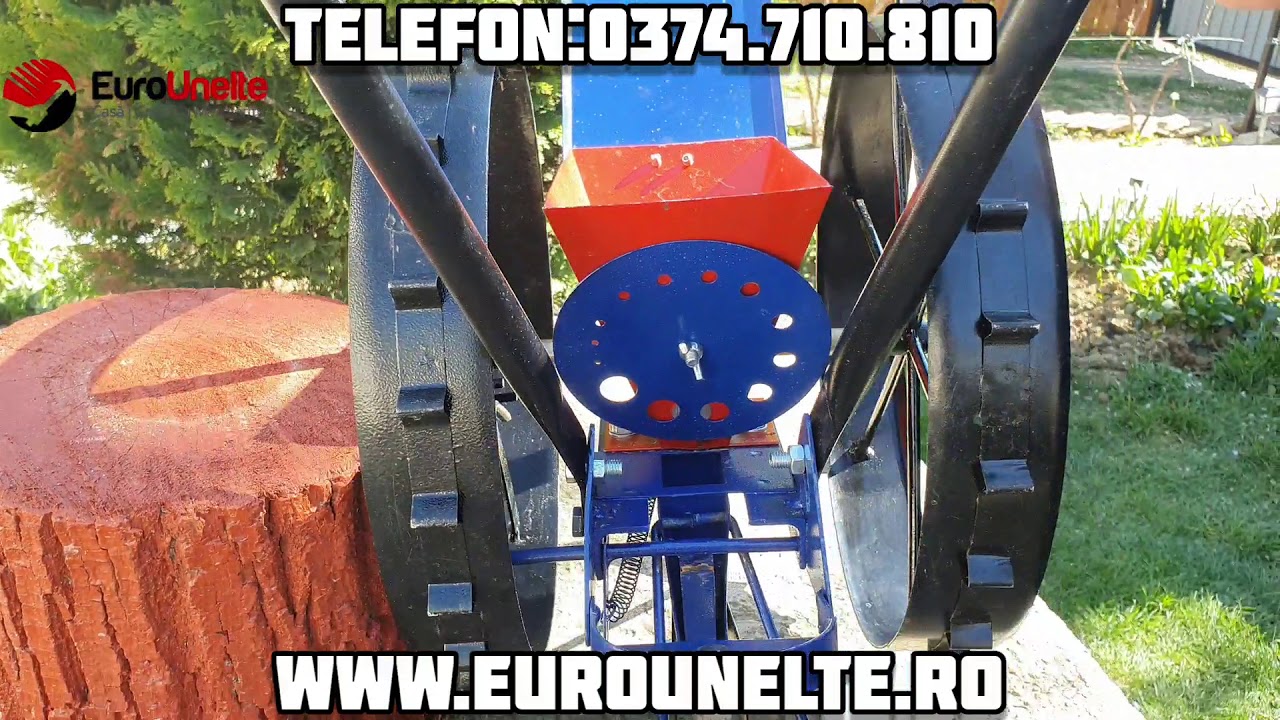 SEMĂNĂTOARE MANUALĂ PE UN SINGUR RAND