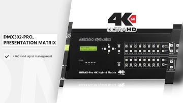 DEXON Systems - DMX302-PRO 4K60 short overview