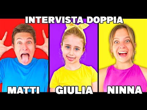 INTERVISTA TRIPLA CON LA CUGINETTA DI NINNA! Ninna e Matti e Giulia