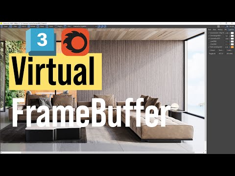 Corona Render Virtual Frame Buffer (VFB) Options