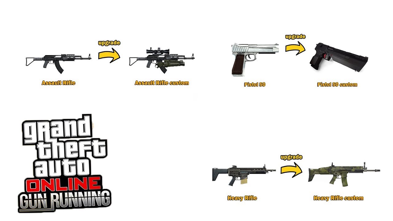 GTA 5 ITA DLC GUNRUNNING SCOPERTE LE MODIFICHE DELLE ARMI + NUOVE MISSIONI E VEICOLI YouTube GTA 5 ITA DLC GUNRUNNING SCOPERTE LE MODIFICHE DELLE ARMI + NUOVE MISSIONI E VEICOLI YouTube