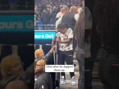 Spurs Players Started Tickling This Fan Shorts Nba Victorwembanyama