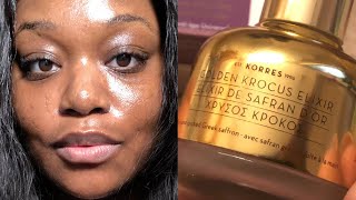 Reviewing the Korres Golden Krocus Ageless Saffron Elixir | #PatORToss