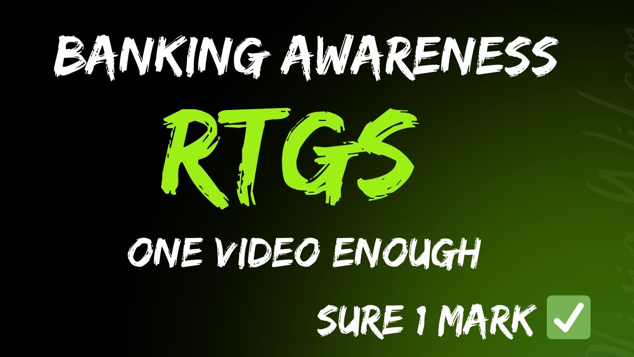 Never Miss RTGS Question 🚨 | Banking Awareness | Current Affairs | Bank Exams #rrbclerkmains