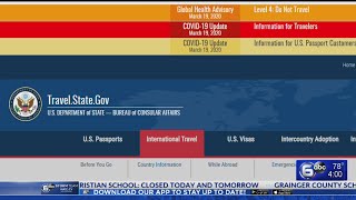 Global Level 4 Health Advisory issued by US
